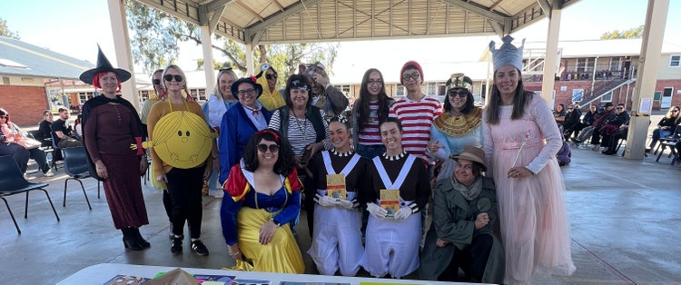 Staff book week parade